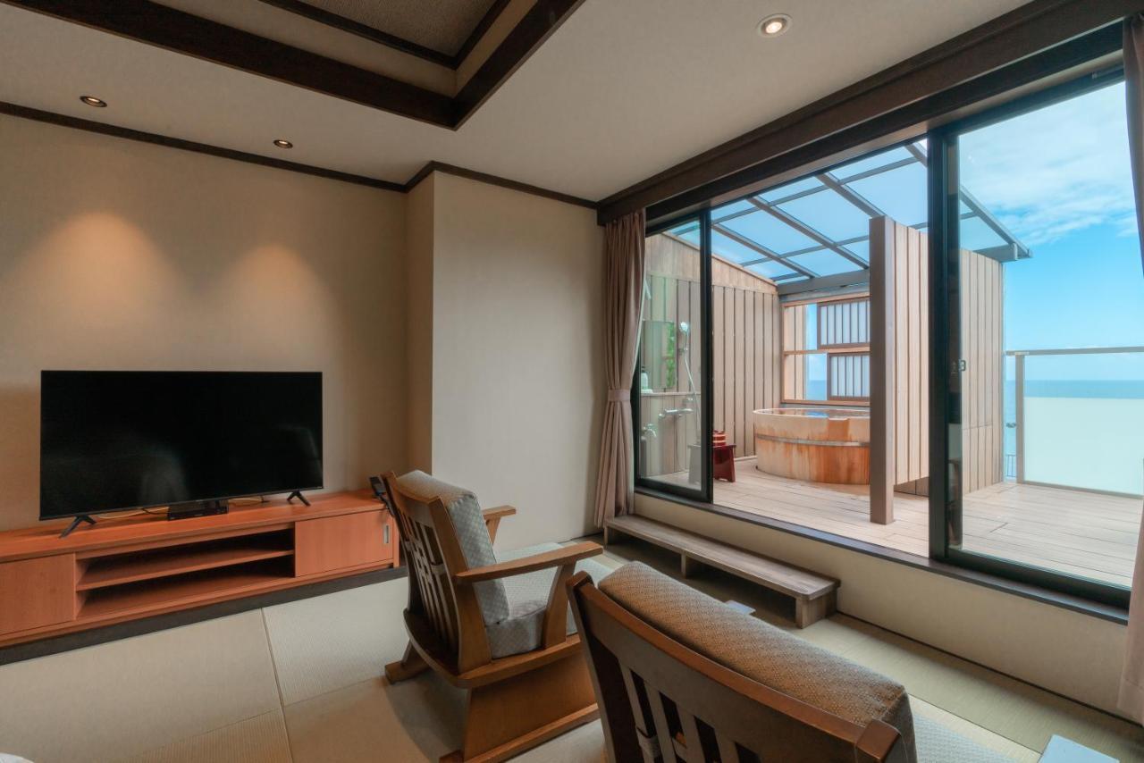 Isoaruki No Yuyado Ushiogumo -6 Years Or Older- Hotell Kawazu Exteriör bild