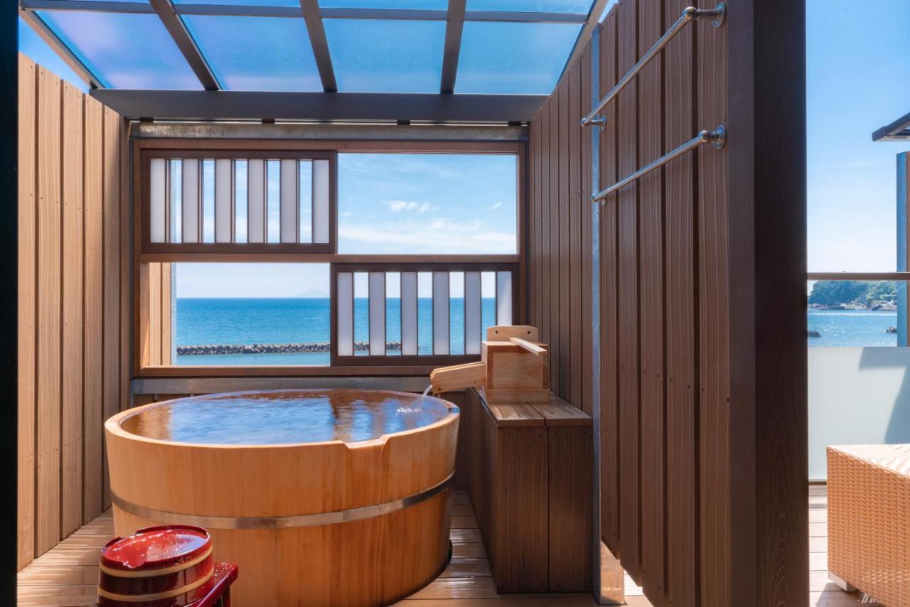 Isoaruki No Yuyado Ushiogumo -6 Years Or Older- Hotell Kawazu Exteriör bild
