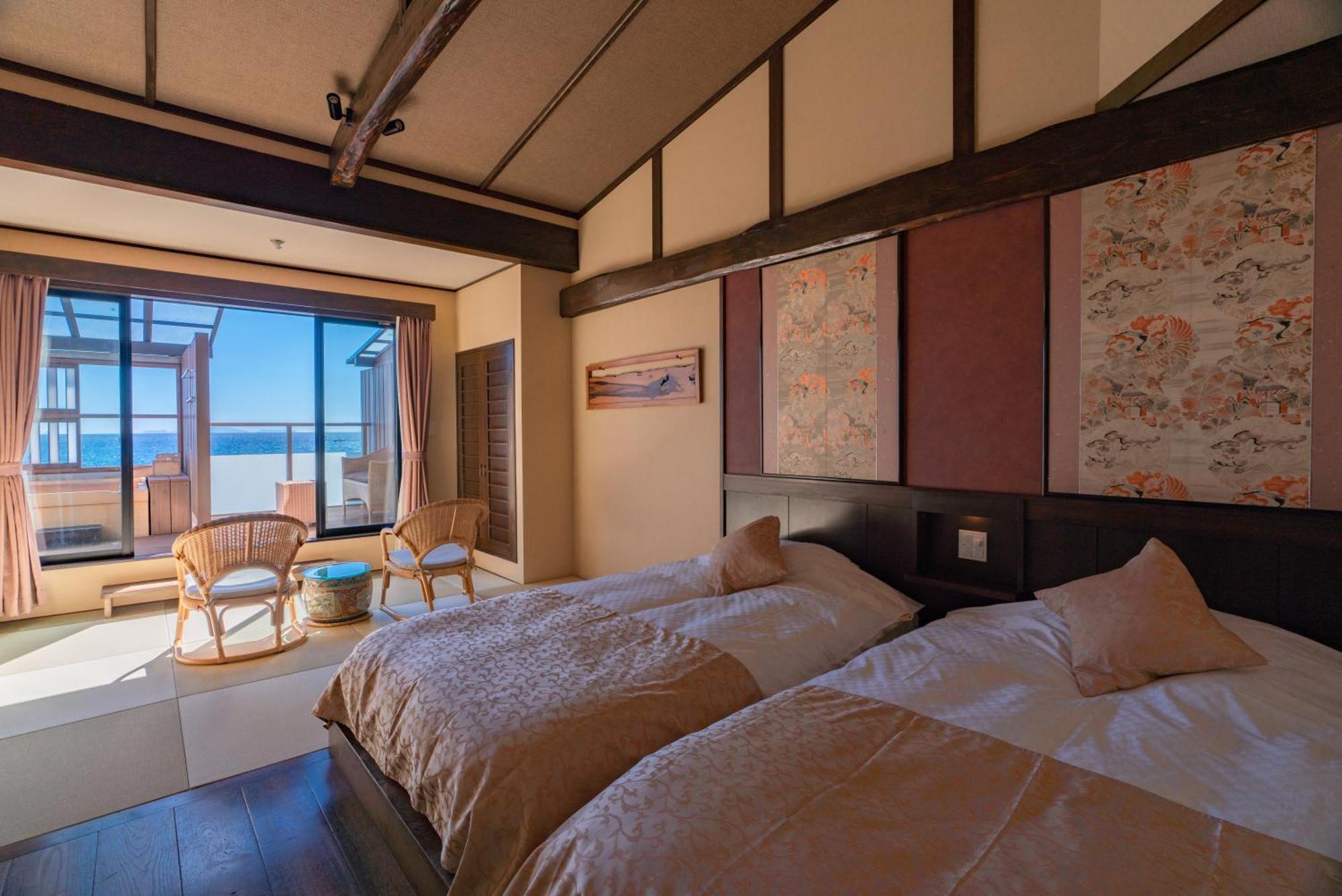 Isoaruki No Yuyado Ushiogumo -6 Years Or Older- Hotell Kawazu Exteriör bild