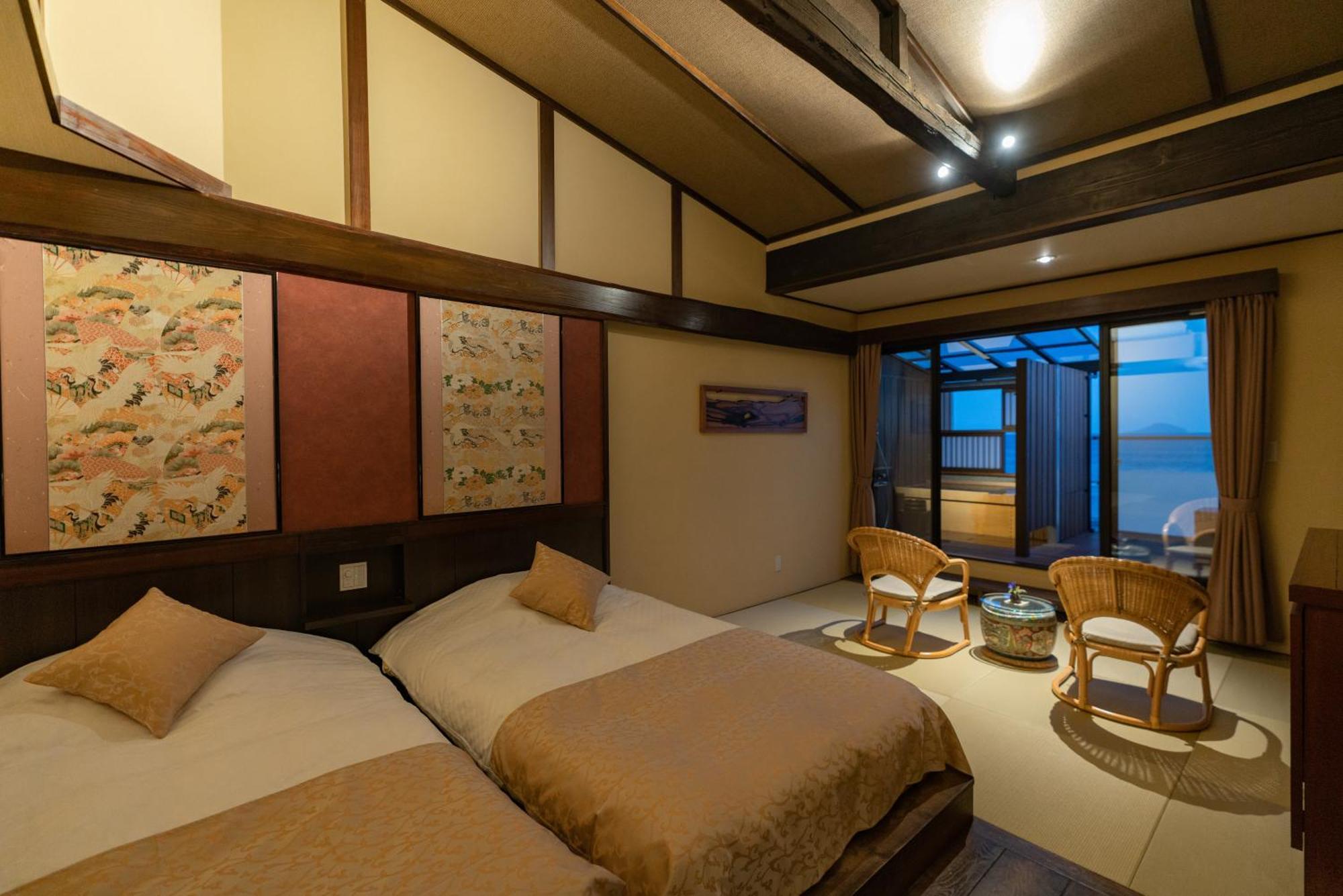Isoaruki No Yuyado Ushiogumo -6 Years Or Older- Hotell Kawazu Rum bild