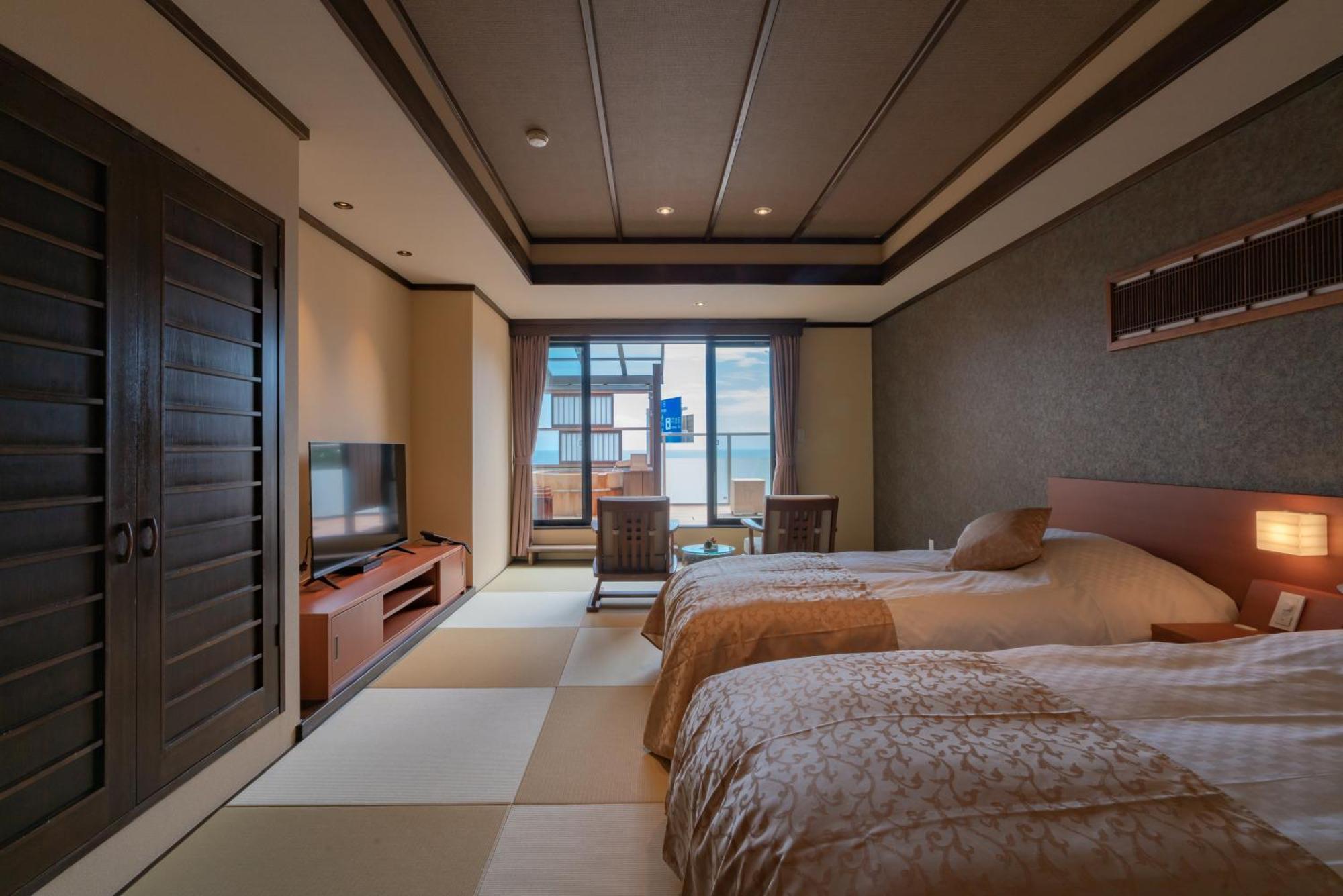 Isoaruki No Yuyado Ushiogumo -6 Years Or Older- Hotell Kawazu Rum bild